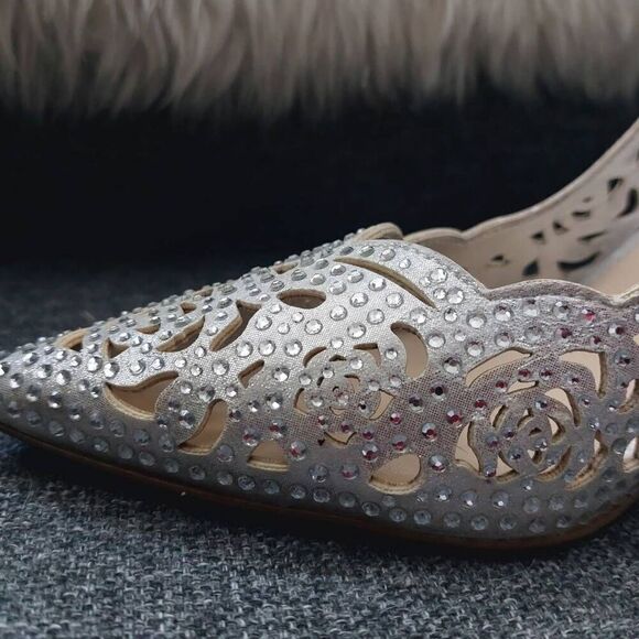 Blue by Betsey Johnson  Elsa Heels Wedding Bridal Formal size 8.5 - Picture 5 of 15